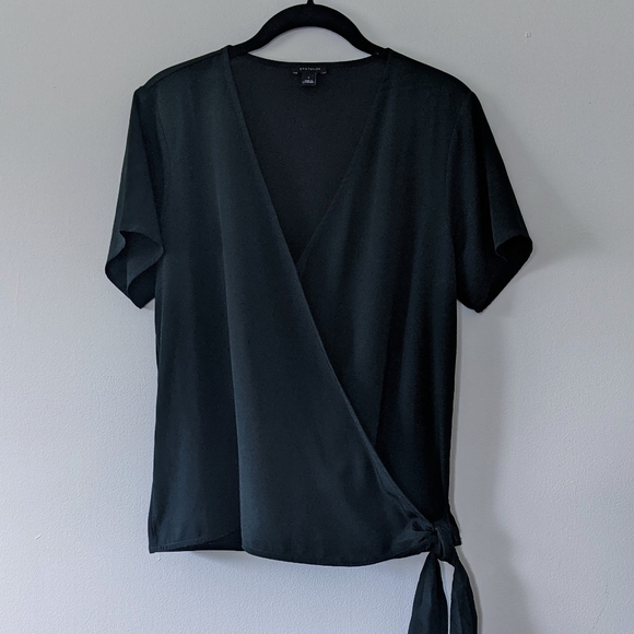 Ann Taylor Faux Wrap Top - Picture 2 of 6